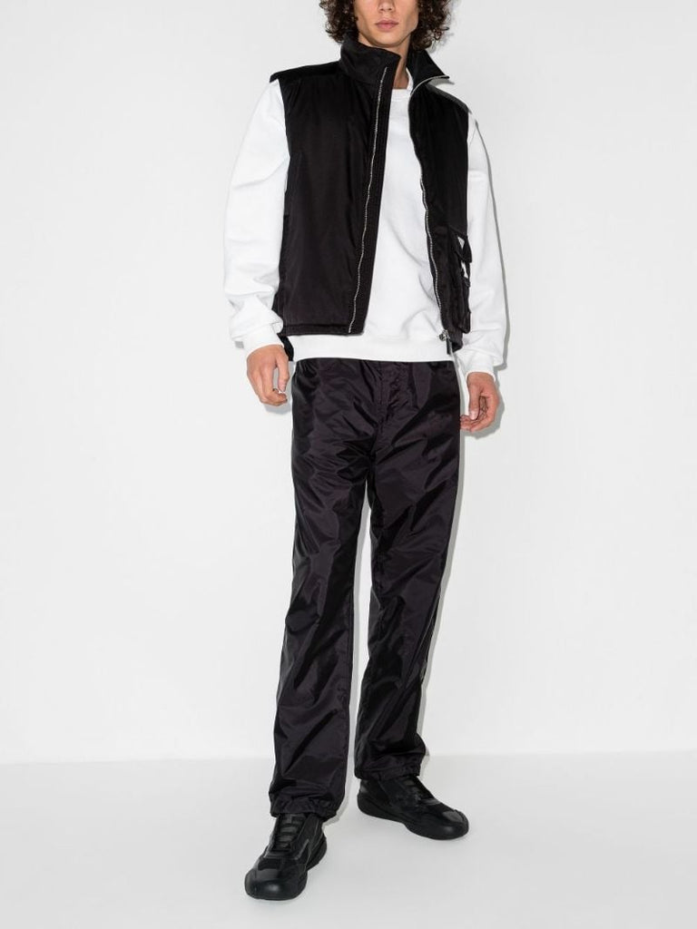Re-nylon Logo Plaque Gilet