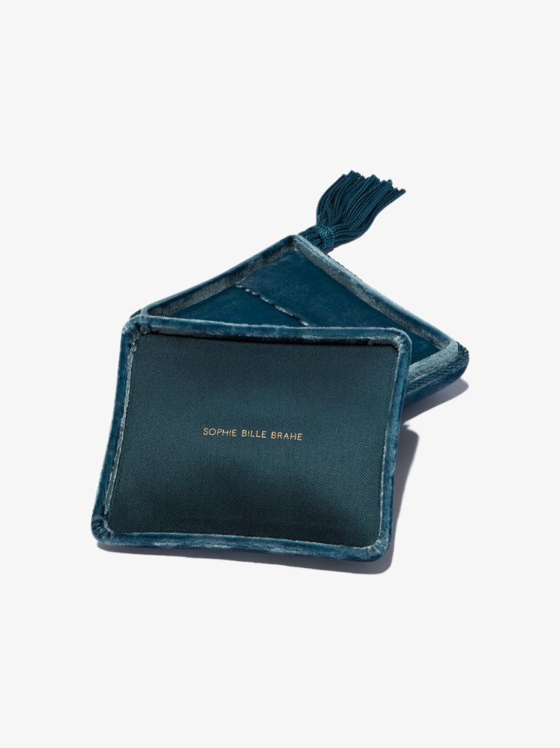 Blue Small Velvet Jewellery Box