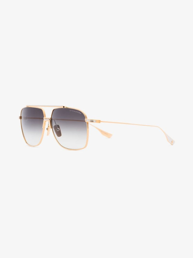 Gold Tone Alkamx Aviator Sunglasses