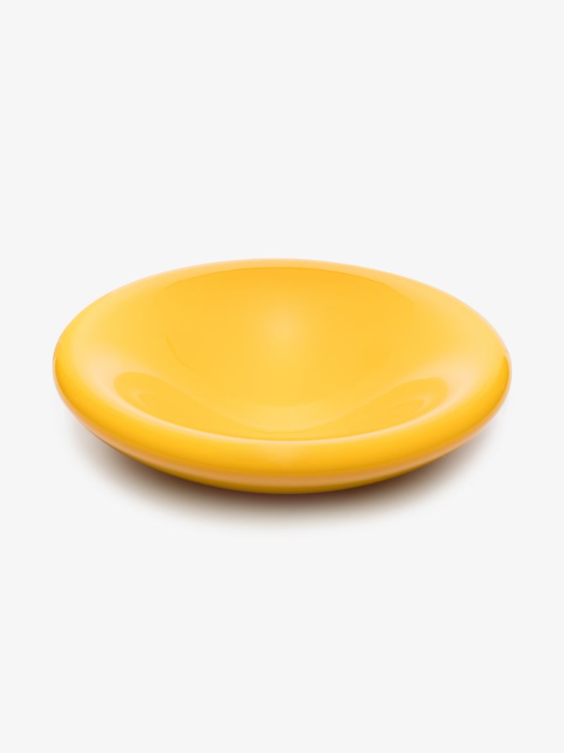 Yellow Large Liquidish Bowl