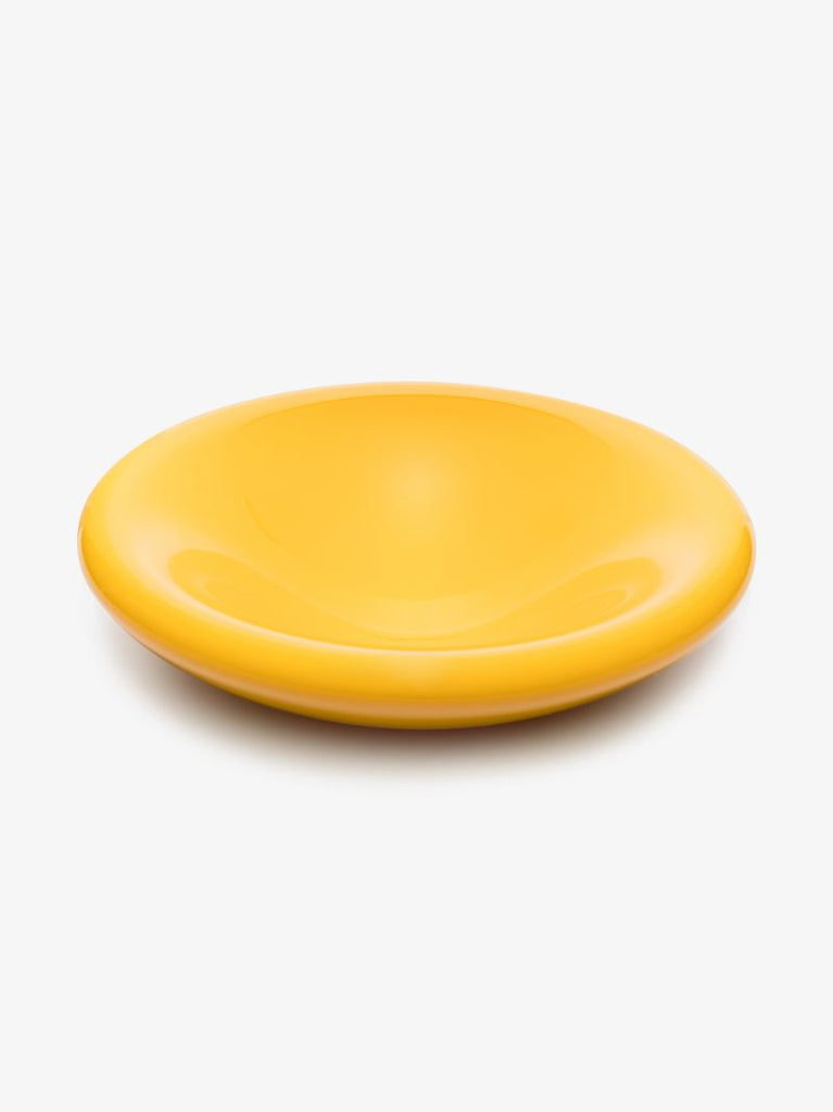 Yellow Large Liquidish Bowl