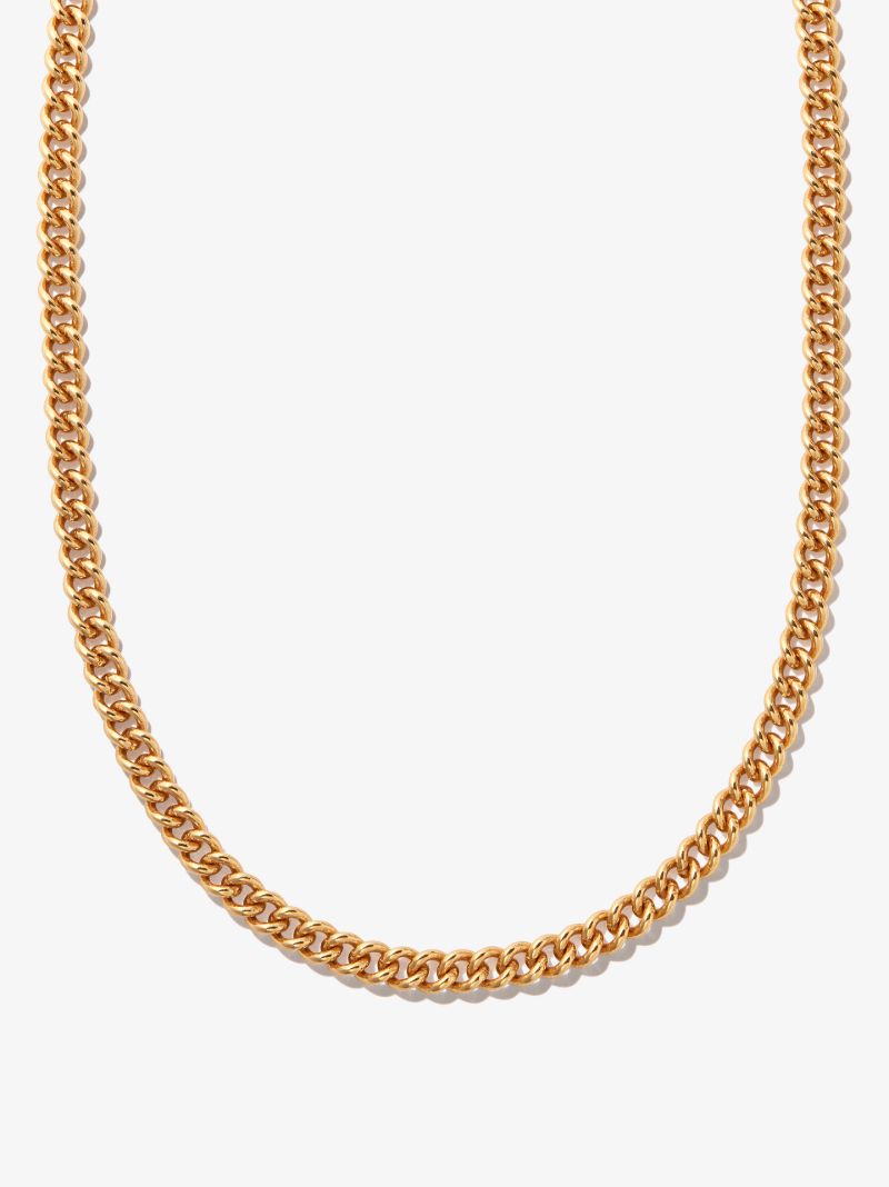Gold Vermeil Vintage Clip Chain Necklace