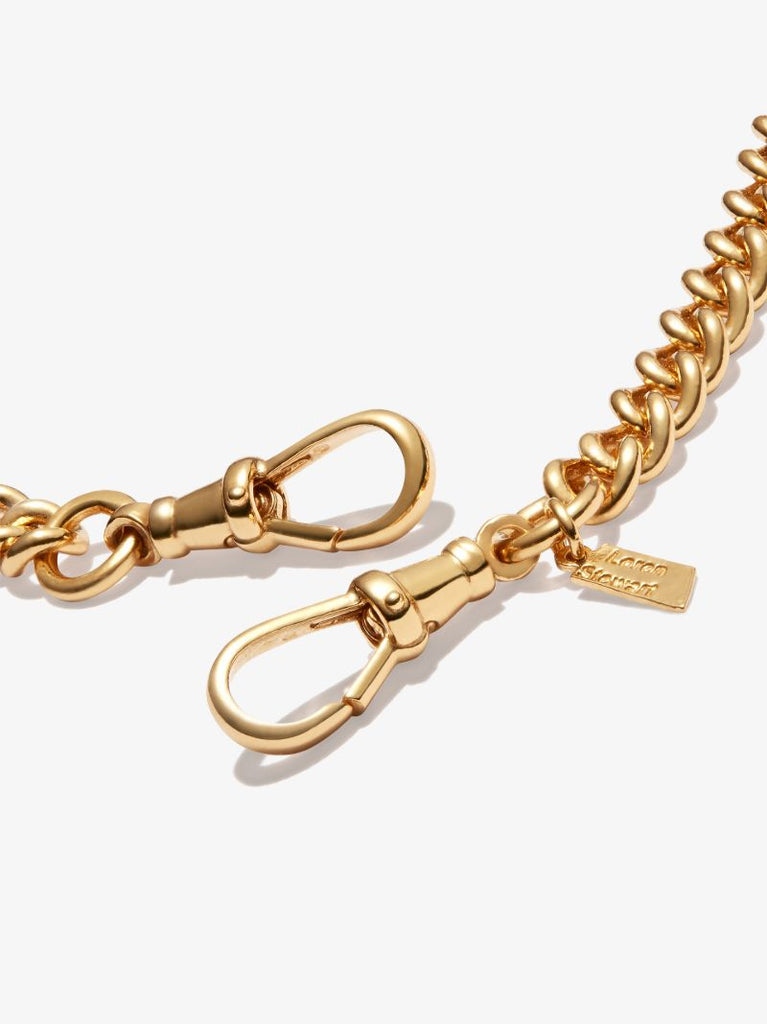 Gold Vermeil Vintage Clip Chain Necklace