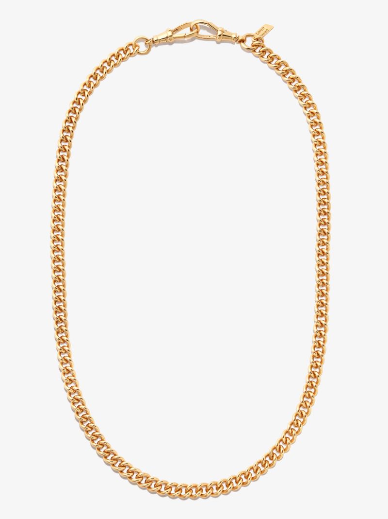Gold Vermeil Vintage Clip Chain Necklace