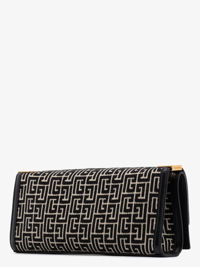 Black 1945 Large Monogram Jacquard Shoulder Bag