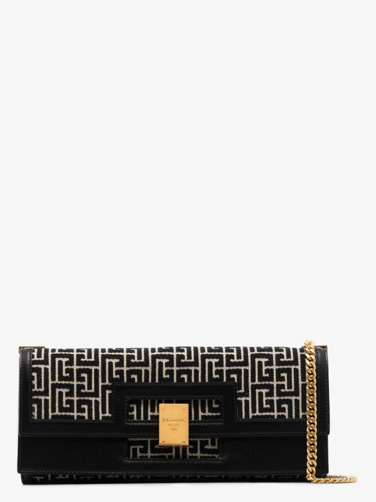 Black 1945 Large Monogram Jacquard Shoulder Bag