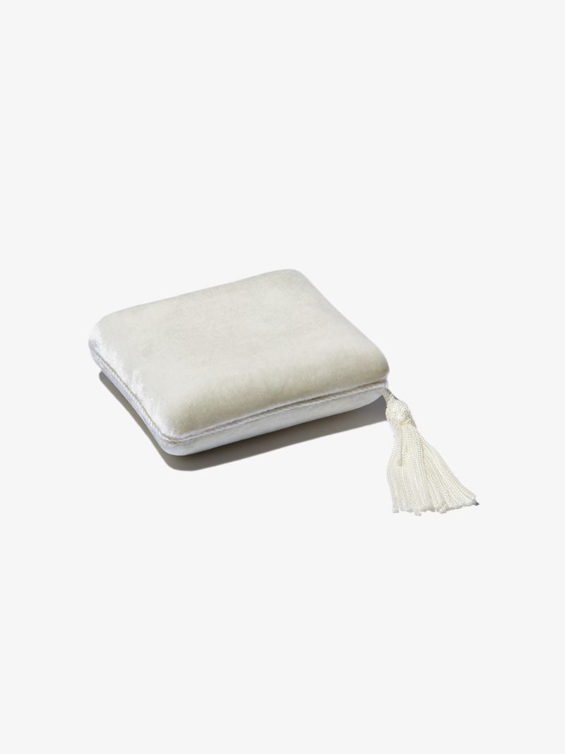 White Small Velvet Jewellery Box