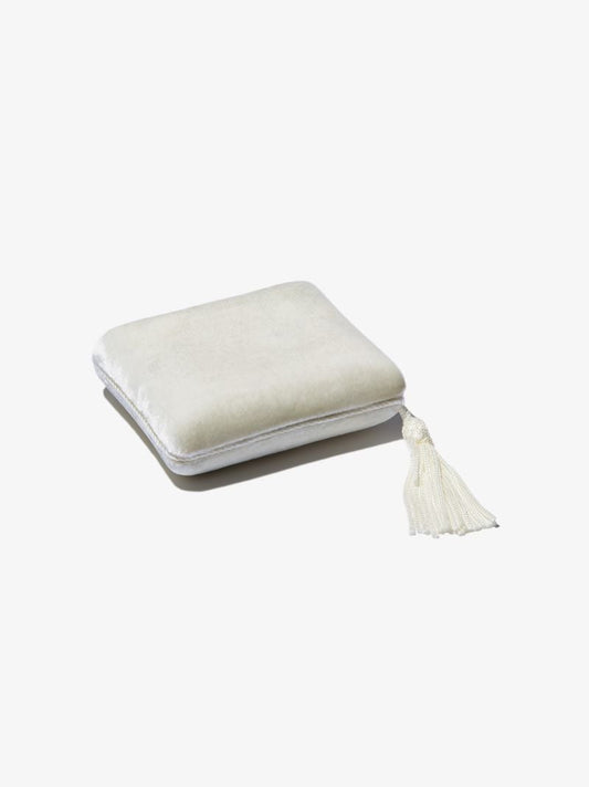 White Small Velvet Jewellery Box