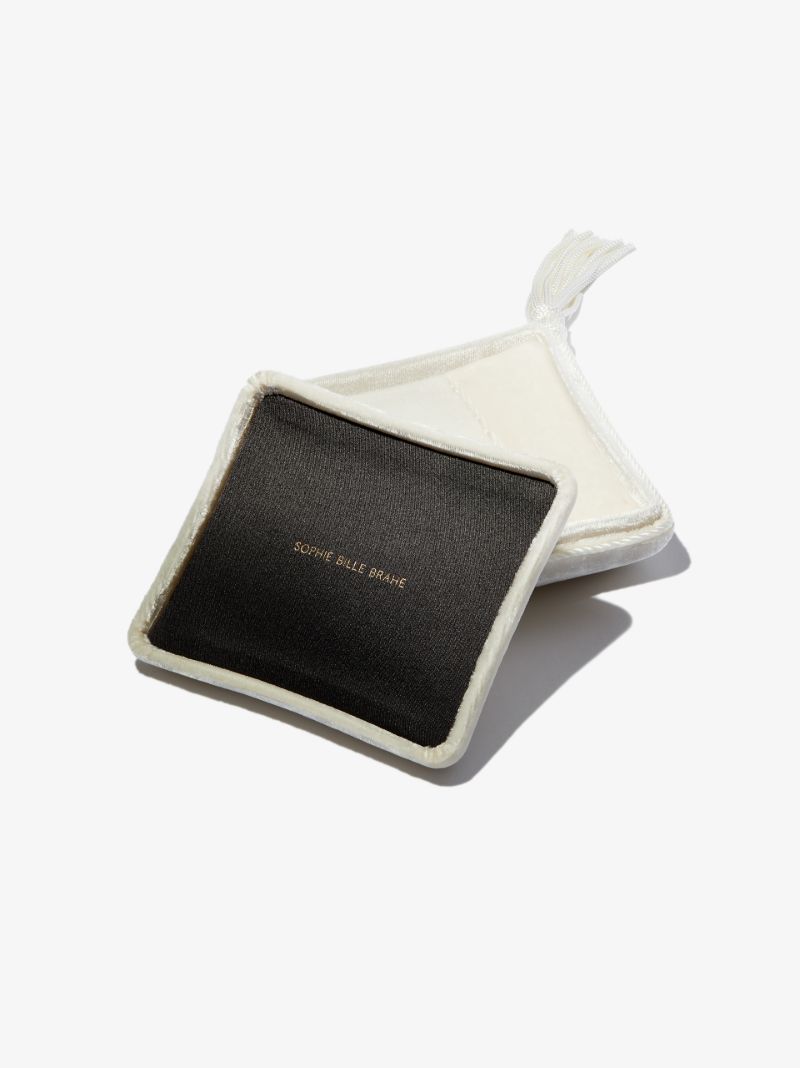 White Small Velvet Jewellery Box
