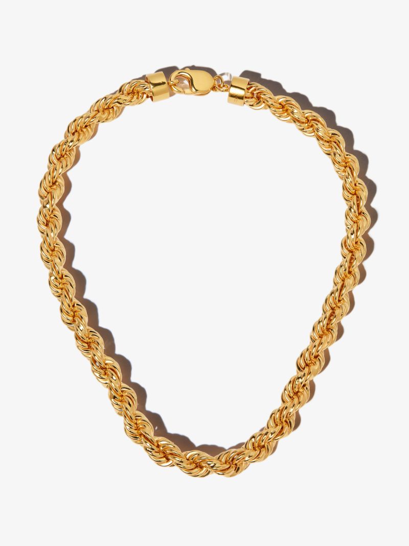 Gold Vermeil Xxl Rope Chain Necklace