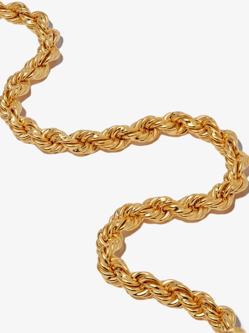 Gold Vermeil Xxl Rope Chain Necklace