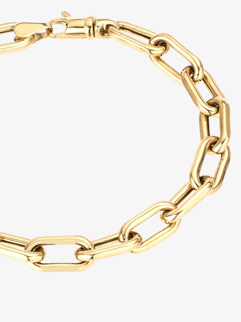 14k Yellow Gold Italian Chain Bracelet