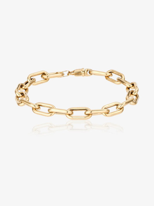 14k Yellow Gold Italian Chain Bracelet