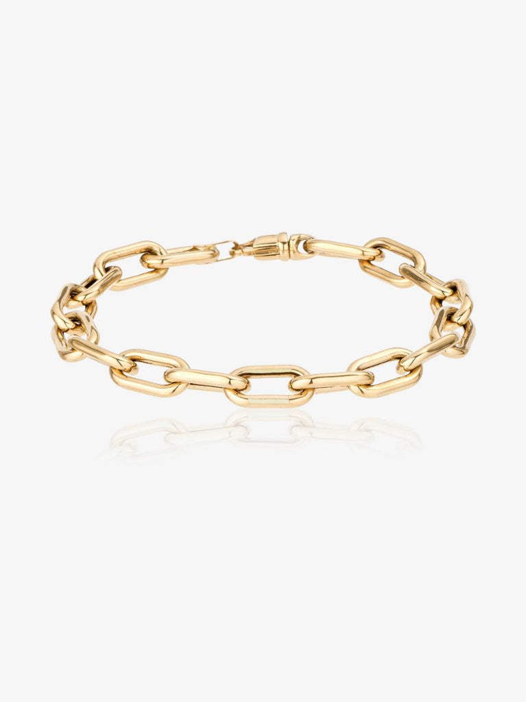 14k Yellow Gold Italian Chain Bracelet