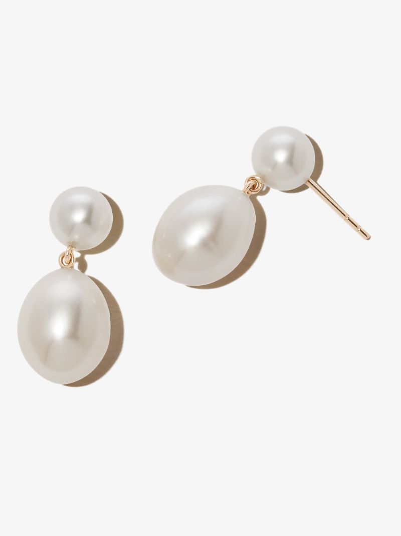 14k Yellow Gold Grand Venus LÃ¢â_x0082_¬â_x0084_¢eau Pearl Earrings