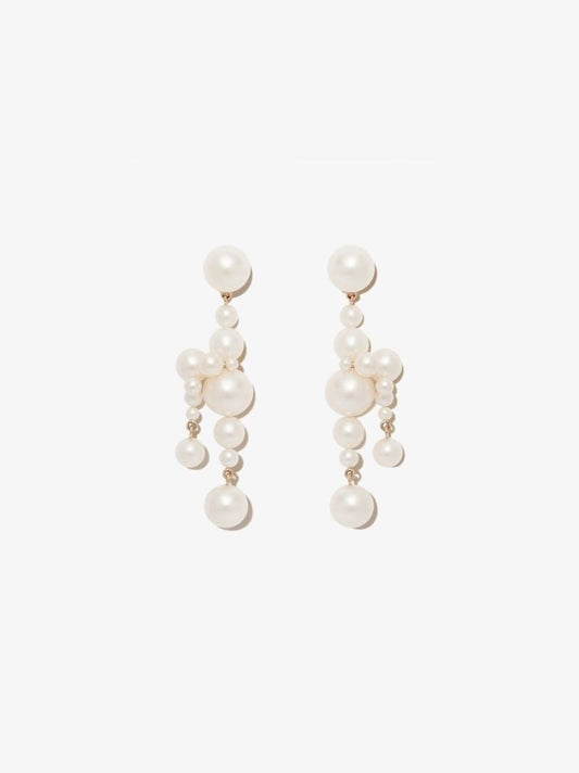 14k Yellow Gold Malibu Pearl Earrings