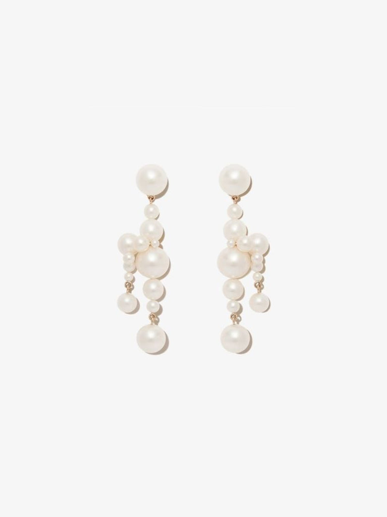 14k Yellow Gold Malibu Pearl Earrings