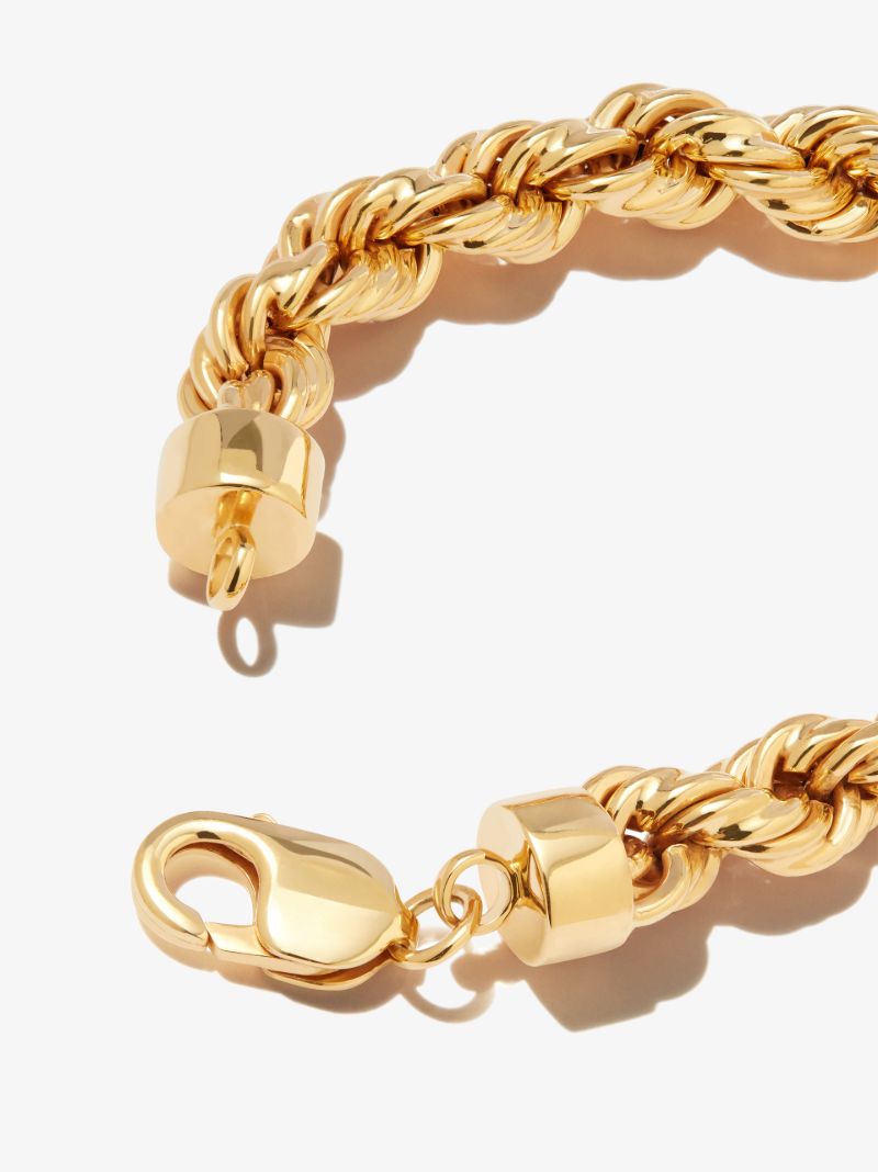 Gold Vermeil Xxl Rope Chain Bracelet