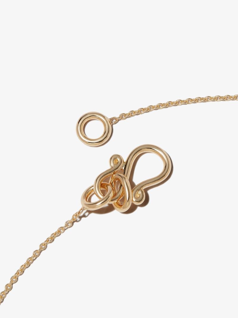 18k Yellow Gold Splash Diamond Necklace