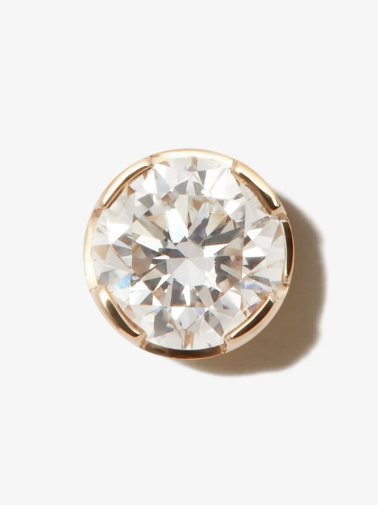 18k Yellow Gold Diamant Diamond Stud Earring