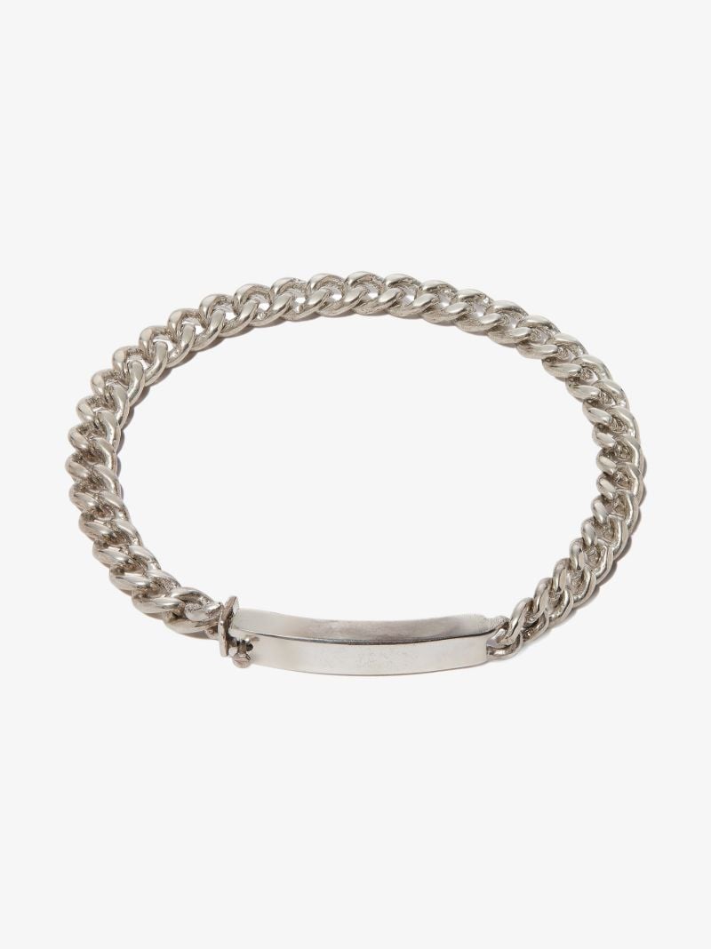 Sterling Silver Watts Id Chain Bracelet