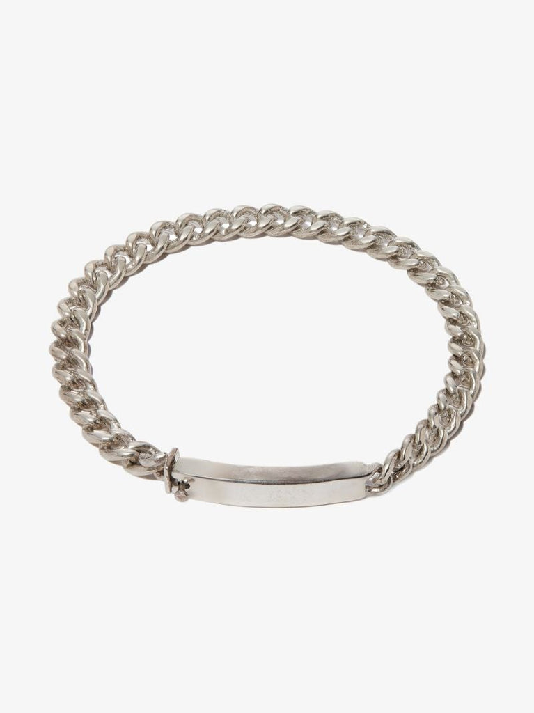 Sterling Silver Watts Id Chain Bracelet