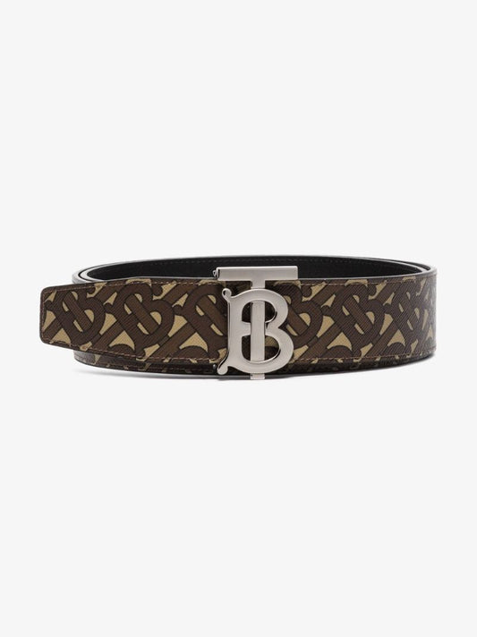 Brown Tb Monogram Reversible Belt