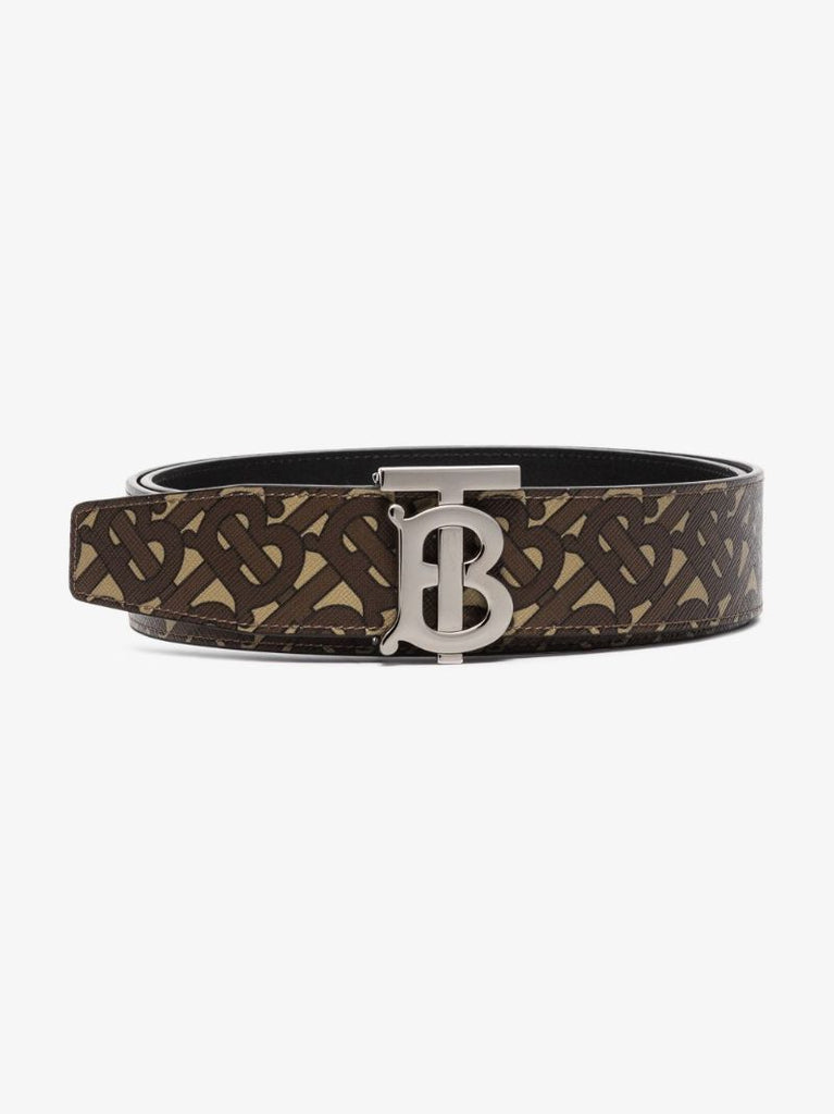 Brown Tb Monogram Reversible Belt