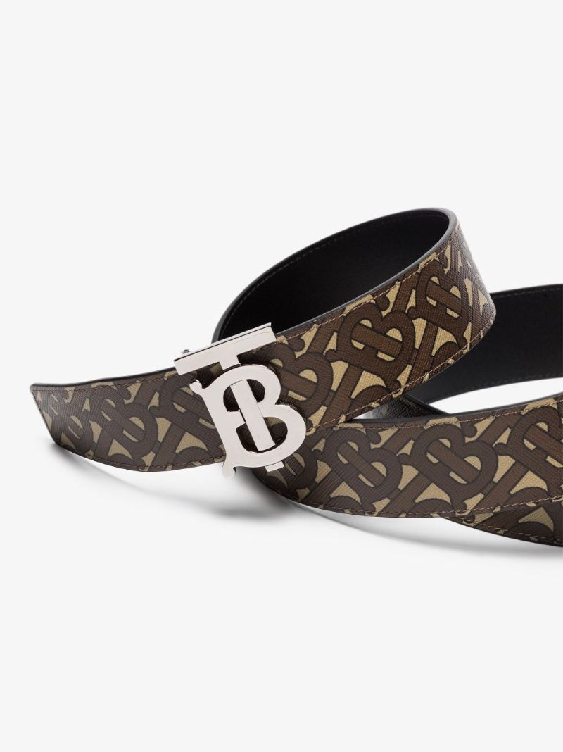 Brown Tb Monogram Reversible Belt
