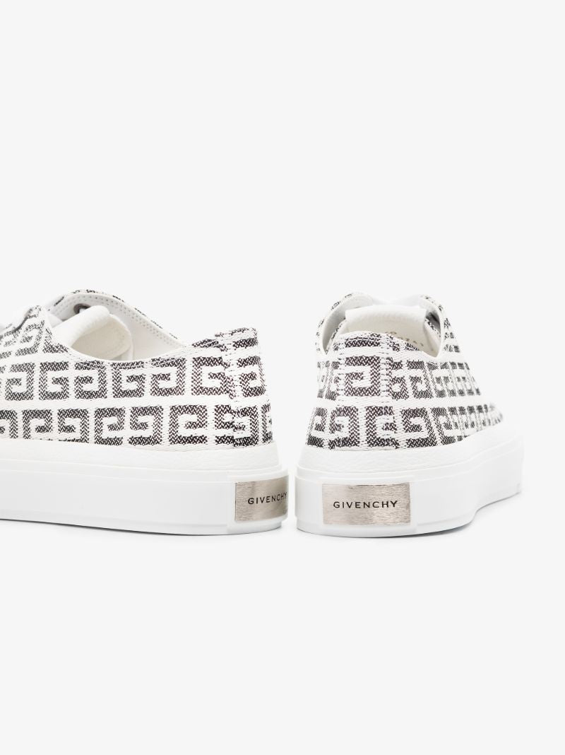 Black and White City 4g Jacquard Sneakers