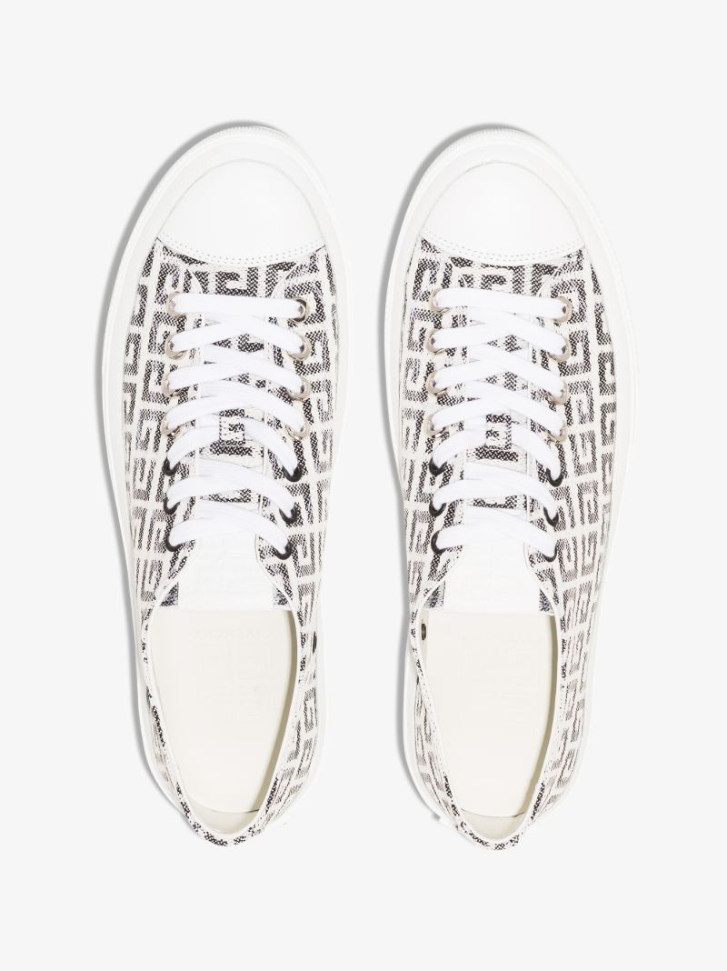 Black and White City 4g Jacquard Sneakers