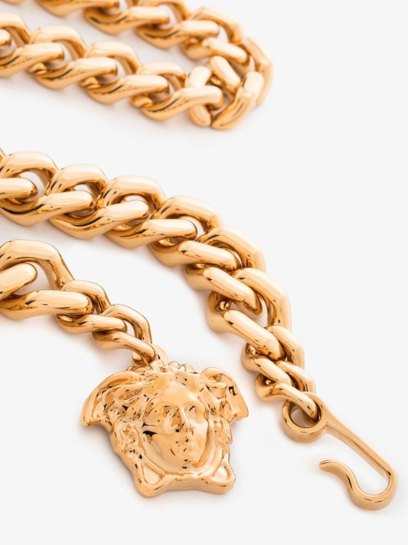 Gold-tone Medusa Belt