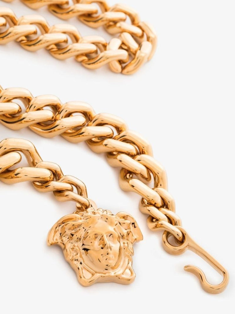 Gold-tone Medusa Belt