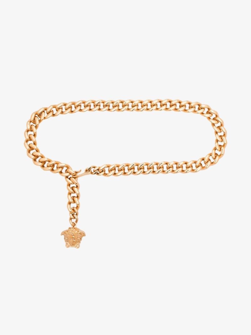 Gold-tone Medusa Belt