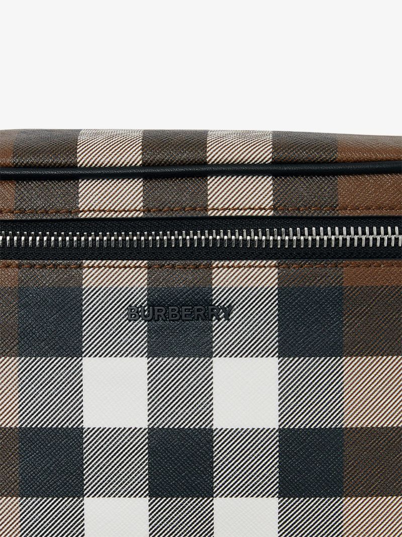 Brown Cason House Check Cross Body Bag