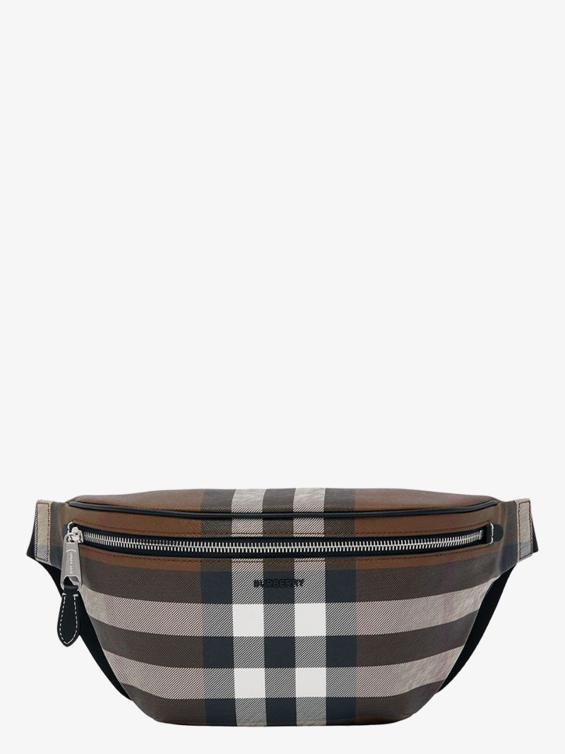 Brown Cason House Check Cross Body Bag