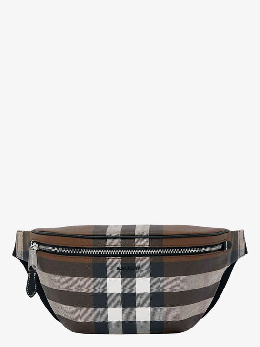Brown Cason House Check Cross Body Bag