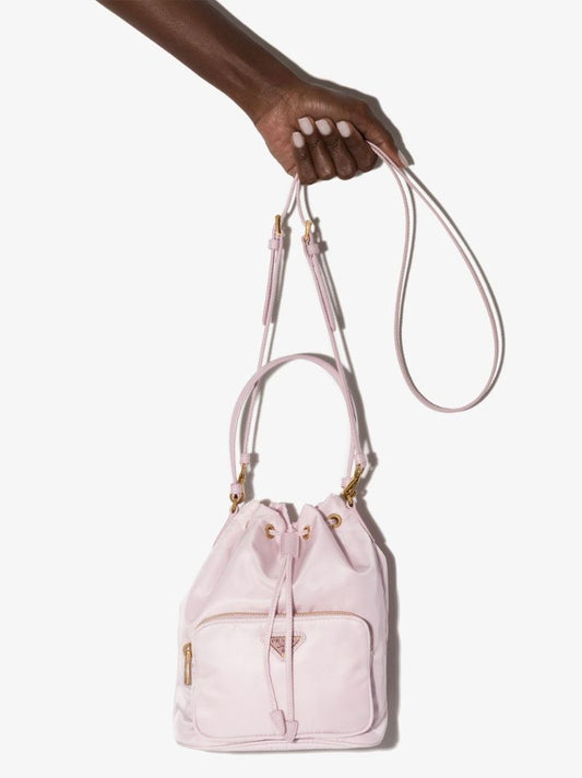 Pink Duet Re-nylon Bucket Bag
