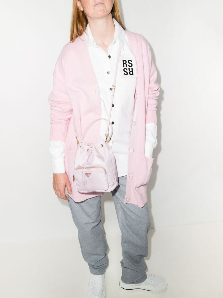 Pink Duet Re-nylon Bucket Bag
