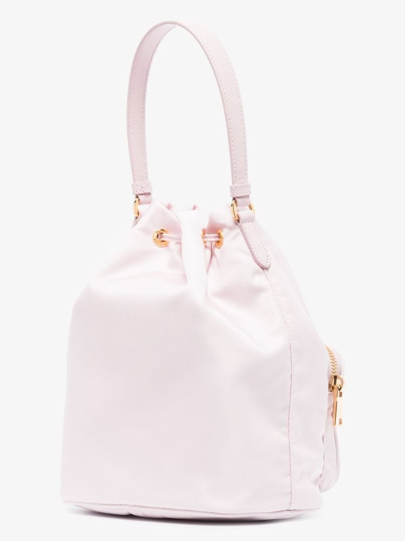 Pink Duet Re-nylon Bucket Bag