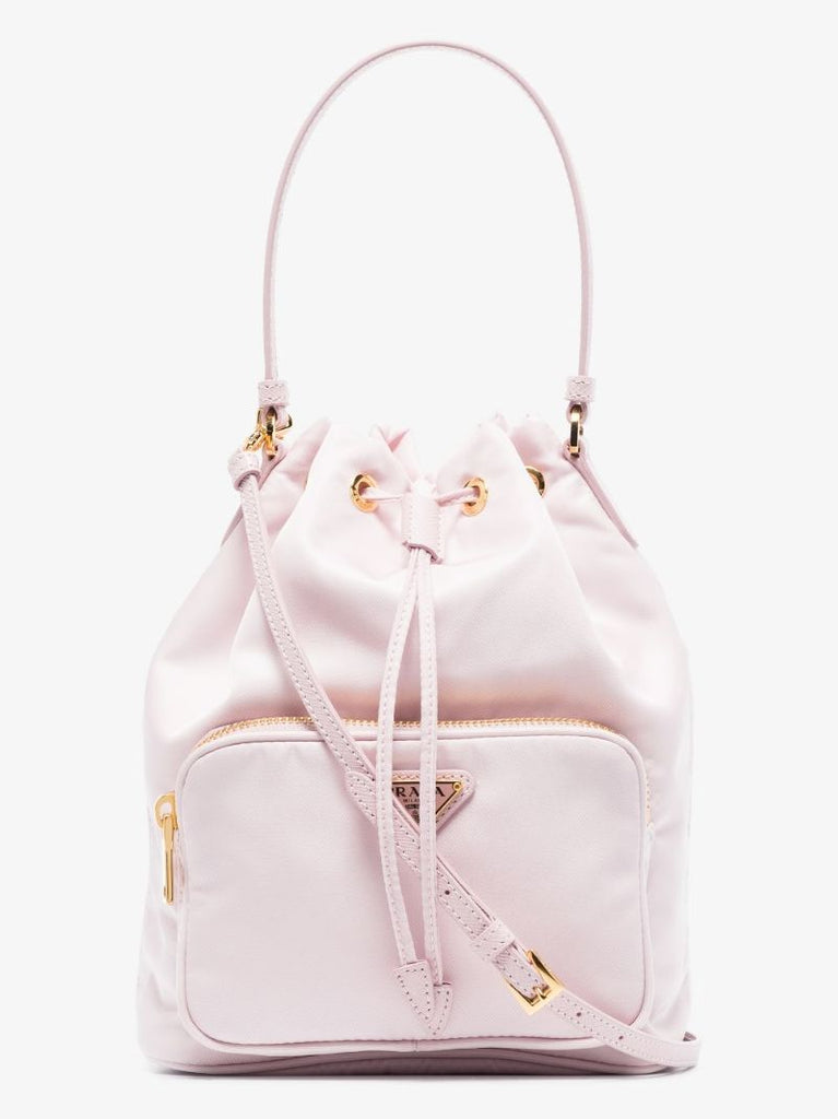 Pink Duet Re-nylon Bucket Bag