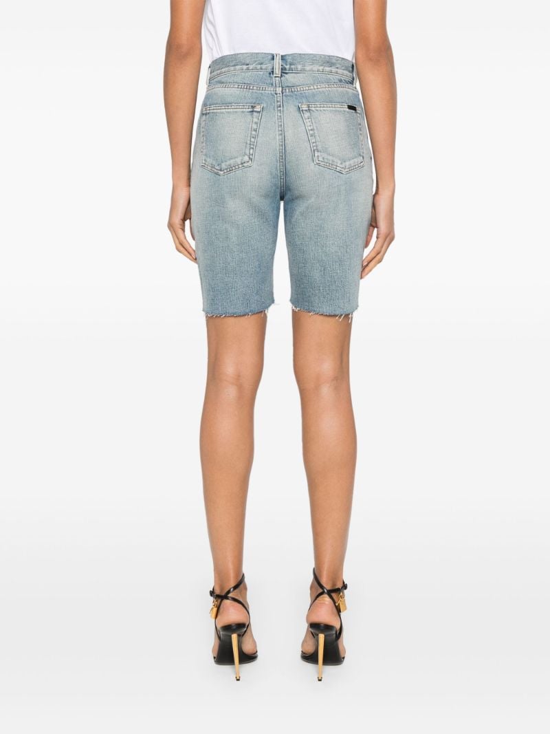 Blue Denim Bermuda Shorts