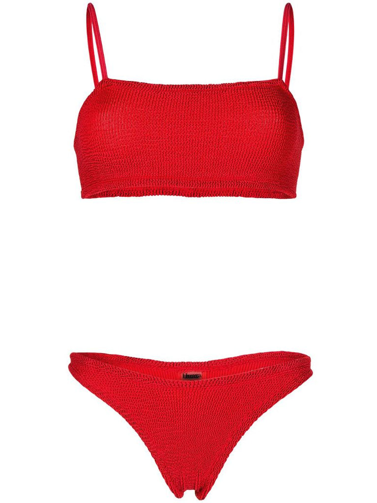 Red Gigi Textured Bikini