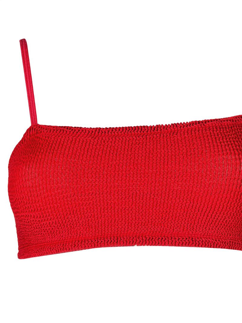 Red Gigi Textured Bikini