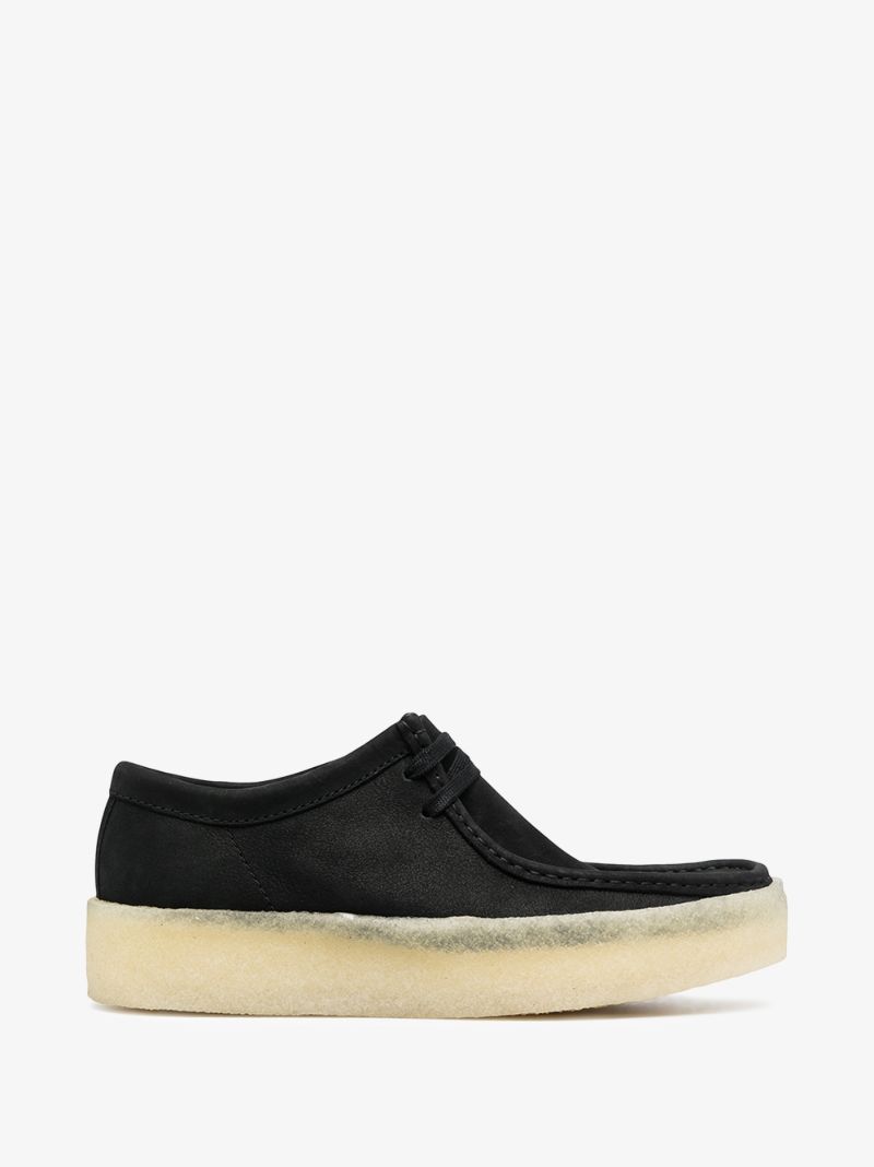 Black Wallabee Cup Suede Shoes