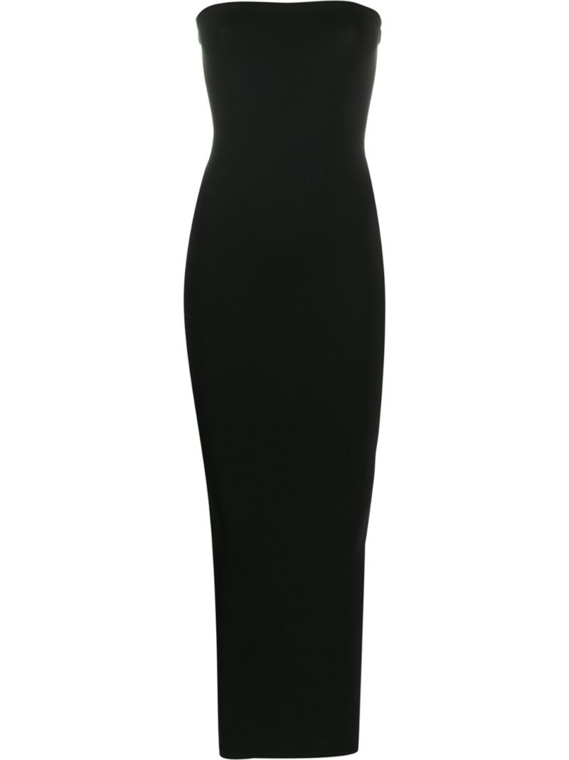 Black Fatal Strapless Maxi Dress