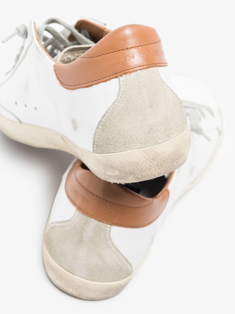 White Super-star Leather Sneakers