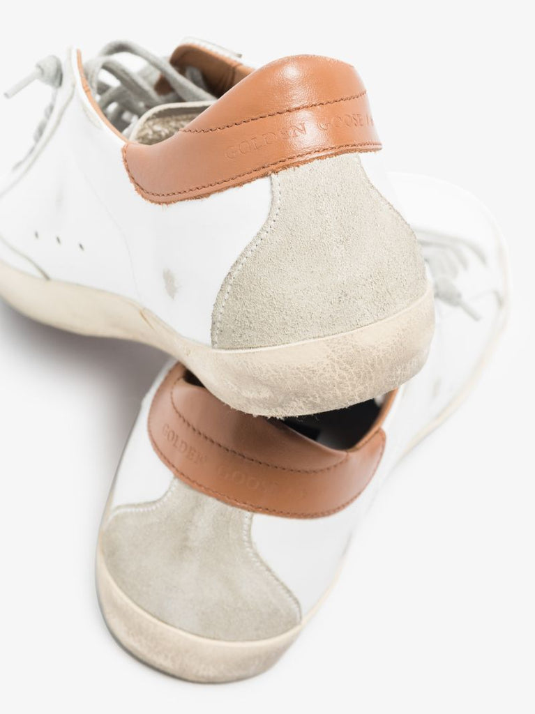 White Super-star Leather Sneakers