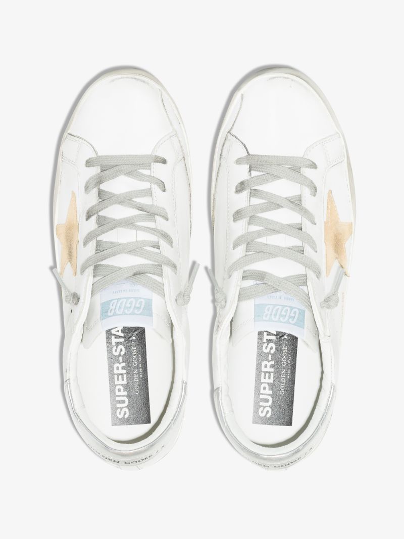 White Super-star Leather Sneakers