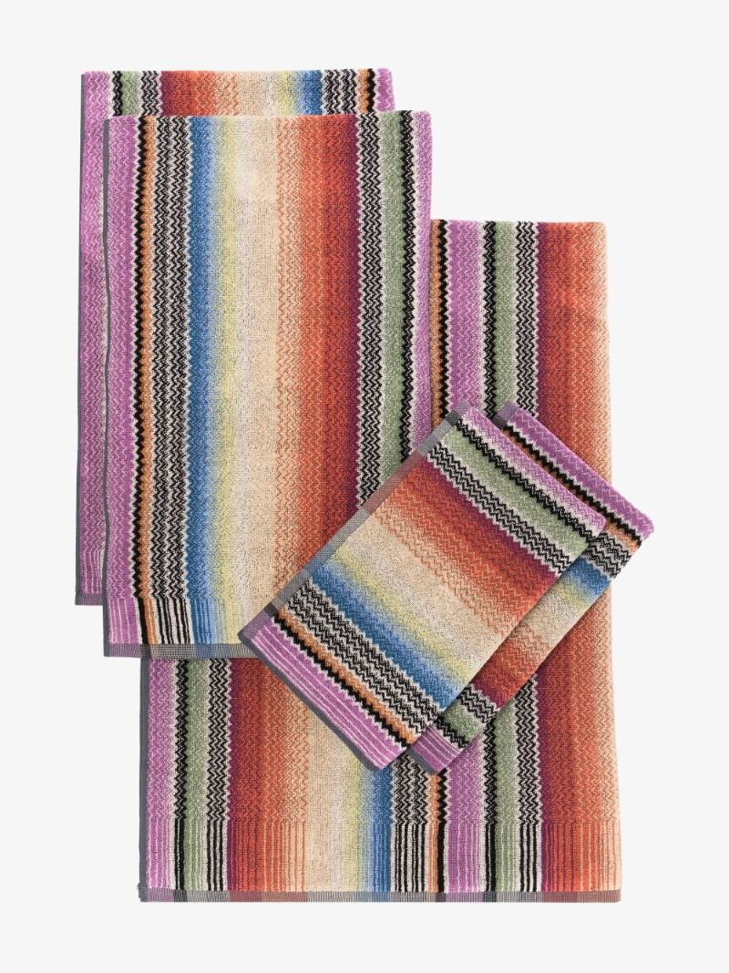 Multicoloured Archie Cotton Towel Set